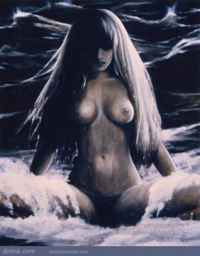 Impressionist Nude Painting - nd049eD impressionism female nude
